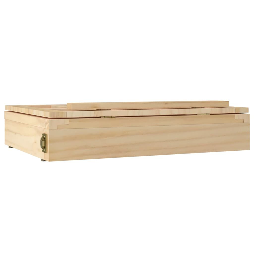 vidaXL Καβαλέτο Επιτραπέζιο Συρτάρι 33,5x25,5x7 εκ. Μασίφ Ξύλο Πεύκου