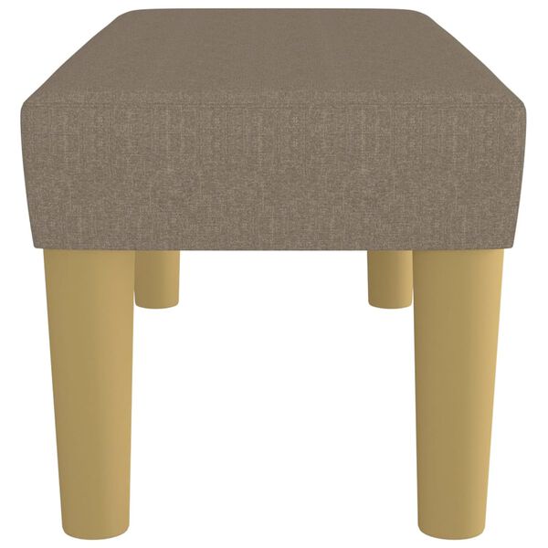 vidaXL Πάγκος Taupe 70 x 30 x 30 εκ. Υφασμάτινος