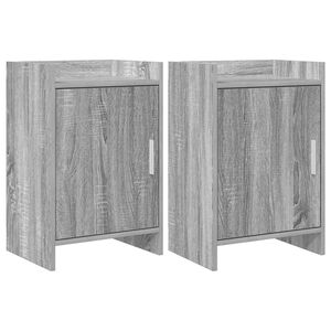 vidaXL &Kappa;&omicron;&mu;&omicron;&delta;ί&nu;&alpha; 2 &tau;&mu;&chi;. &Gamma;&kappa;&rho;&iota; Sonoma 40 x 30 x 60 cm &Epsilon;&pi;&epsilon;&xi;&epsilon;&rho;&gamma;&alpha;&sigma;&mu;έ&nu;&omicron; &Xi;ύ&lambda;&omicron;