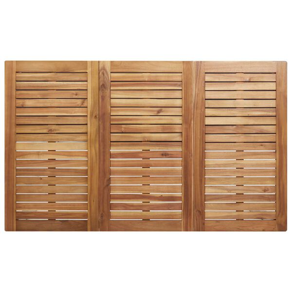 vidaXL Σέτ φαγητού για κήπο 7 pcs Σταθερό Ξύλο Ακακίας