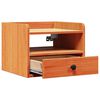 vidaXL Κομοδίνο Καφέ κεριού 38 x 36 x 29.5 εκ Μασίφ ξύλο πεύκου