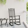 vidaXL Κουνιστή καρέκλα Μαύρο 65 x 84 x 114 εκ Πολυαιθυλένιο
