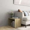 vidaXL Τραπεζάκι Βοηθητικό Sonoma Δρυς 59 x 36 x 38 εκ. από Επεξ. Ξύλο