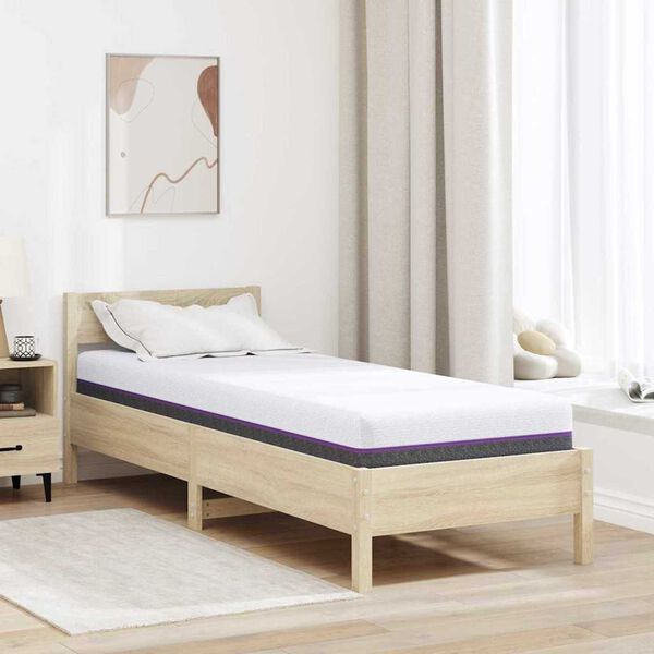 vidaXL Στρώμα Λευκό, Γκρι 70 x 200 cm Pěna