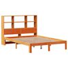 vidaXL Κρεβάτι Βιβλιοθήκη Χωρίς Στρώμα 120x200 εκ Μασίφ Ξύλο Πεύκου