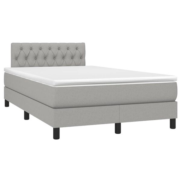 vidaXL &Kappa;&rho;&epsilon;&beta;ά&tau;&iota; Boxspring &mu;&epsilon; &Sigma;&tau;&rho;ώ&mu;&alpha; &Alpha;&nu;&omicron;&iota;&chi;&tau;ό &Gamma;&kappa;&rho;&iota; 120x190 &epsilon;&kappa;. &Upsilon;&phi;&alpha;&sigma;&mu;ά&tau;&iota;&nu;&omicron;