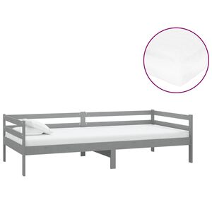 vidaXL &Kappa;&alpha;&nu;&alpha;&pi;έ&sigmaf; &Kappa;&rho;&epsilon;&beta;ά&tau;&iota; &mu;&epsilon; &Sigma;&tau;&rho;ώ&mu;&alpha; 90 x 200 &epsilon;&kappa;. &Gamma;&kappa;&rho;&iota; &Mu;&alpha;&sigma;ί&phi; &Xi;ύ&lambda;&omicron; &Pi;&epsilon;ύ&kappa;&omicron;&upsilon;