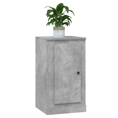 vidaXL Ντουλάπια 2 τεμ. Γκρι Σκυροδέματος 37,5x35,5x67,5 εκ. Επ. Ξύλο