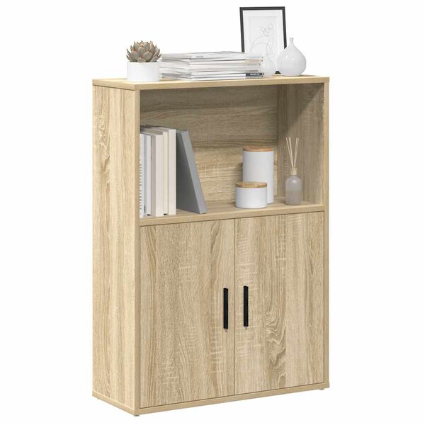 vidaXL Βιβλιοθήκη Sonoma Δρυς 60x24x85 εκ. από Επεξεργασμένο Ξύλο
