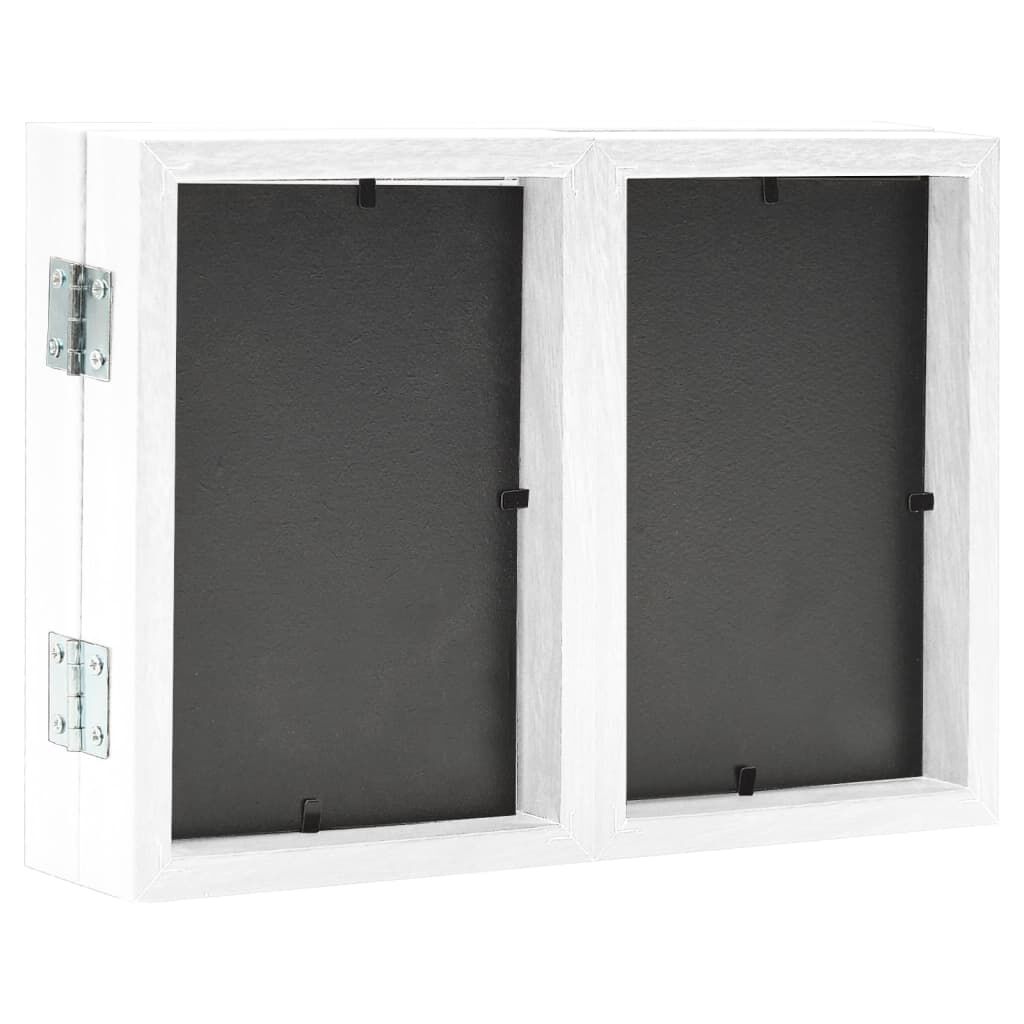 vidaXL Τριπλή Κορνίζα Κολάζ Λευκή 22 x 15 εκ. + 2x (10 x 15 εκ.)