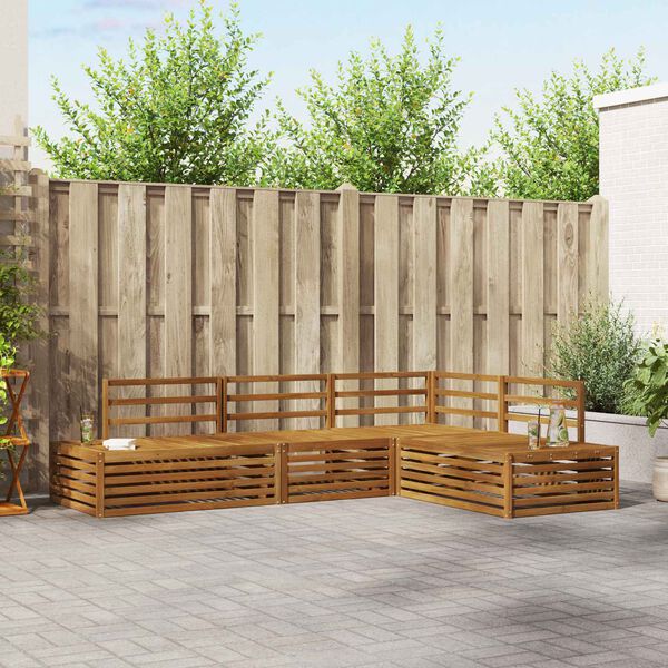 vidaXL &Sigma;&epsilon;&iota;&rho;ά &Kappa;&alpha;&nu;&alpha;&pi;έ &Epsilon;&xi;&omega;&tau;&epsilon;&rho;&iota;&kappa;&omicron;ύ 4 &Tau;&epsilon;&mu;ά&chi;&iota;&omicron; &Phi;&upsilon;&sigma;&iota;&kappa;ό &Sigma;&tau;&epsilon;&rho;&epsilon;ό &Xi;ύ&lambda;&omicron; &Alpha;&kappa;&alpha;&kappa;ί&alpha;&sigmaf;