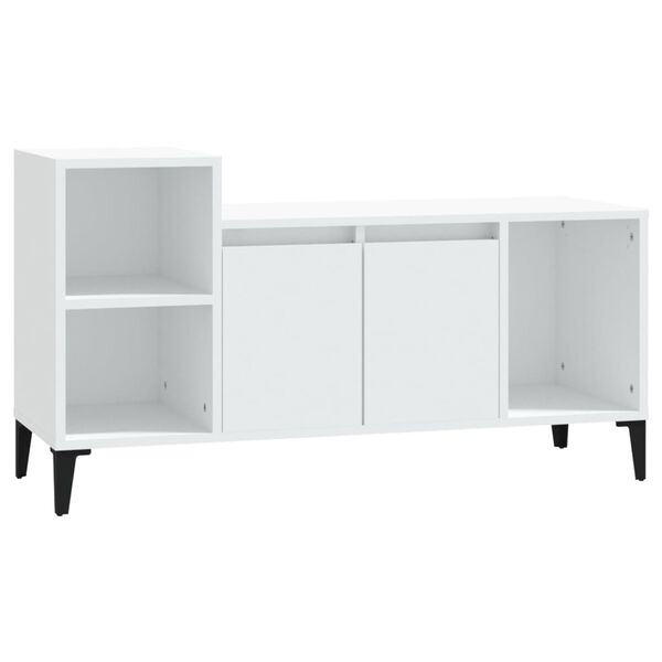 vidaXL Έπιπλο Τηλεόρασης Λευκό 100 x 35 x 55 εκ. Επεξεργασμένο Ξύλο