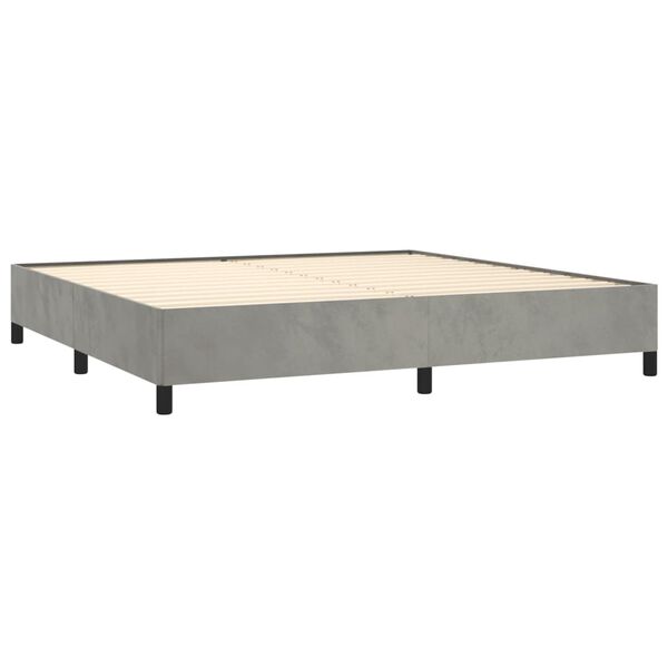 vidaXL &Kappa;&rho;&epsilon;&beta;ά&tau;&iota; Boxspring &mu;&epsilon; &Sigma;&tau;&rho;ώ&mu;&alpha; &Alpha;&nu;&omicron;&iota;&chi;&tau;ό &Gamma;&kappa;&rho;&iota; 200x200 &epsilon;&kappa;. &Beta;&epsilon;&lambda;&omicron;ύ&delta;&iota;&nu;&omicron;