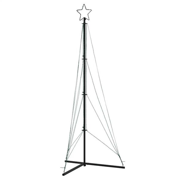 vidaXL Χριστουγεννιάτικο δέντρο LED 483 LED Cold White 240 cm