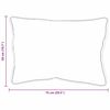 vidaXL Παπλωμα με Μαξιλάρια Argyle 3 pcs Λευκό 260 x 220 εκ. Μικροΐνες