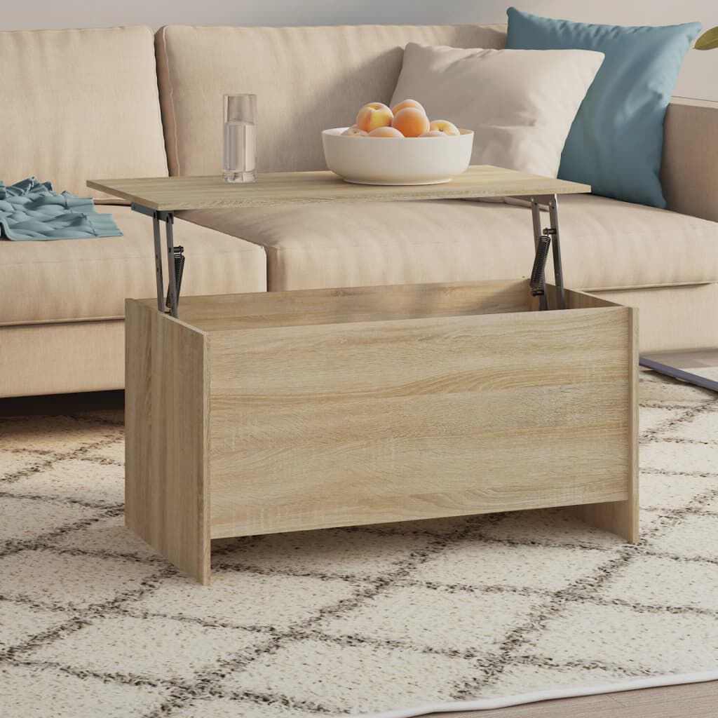 vidaXL Τραπεζάκι Σαλονιού Sonoma Δρυς 102x55,5x52,5 εκ. Επεξεργ. Ξύλο