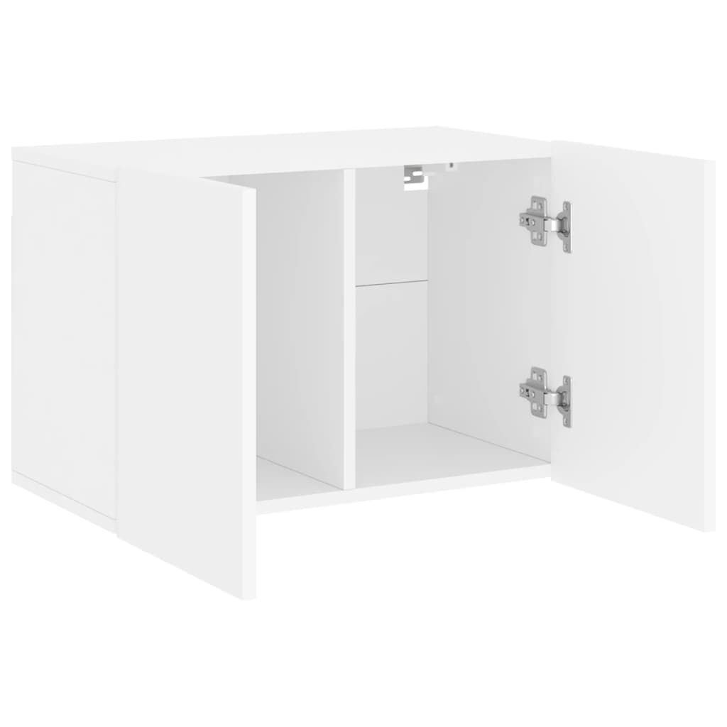 vidaXL Έπιπλο Τοίχου Τηλεόρασης Λευκό 60 x 30 x 41 εκ.