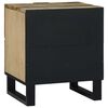vidaXL Κομοδίνο με συρτάρι Καφέ 40 x 33 x 46 εκ. Μασίφ ξύλο μάνγκο