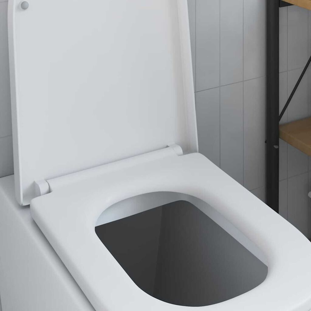 vidaXL Κάθισμα τουαλέτας γρήγορης απελευθέρωσης Λευκό
