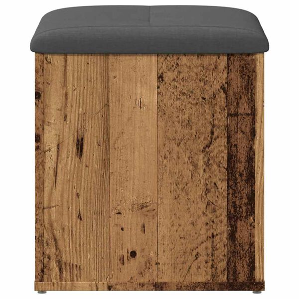 Πάγκος αποθήκευσης vidaXL Παλιό ξύλο 42x42x45 cm Κατασκευασμένο ξύλο