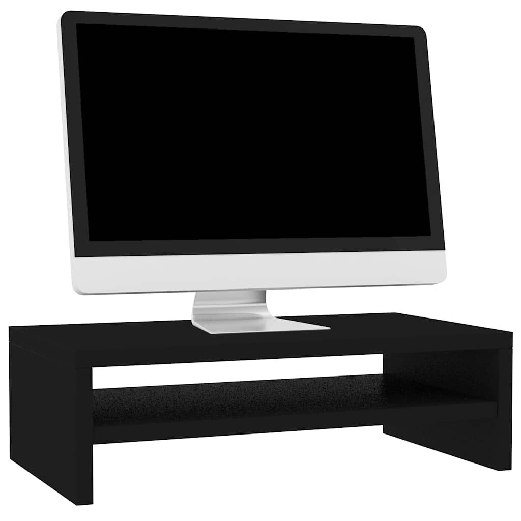 vidaXL Βάση Οθόνης Μαύρη 42 x 24 x 13 εκ. από Επεξ. Ξύλο