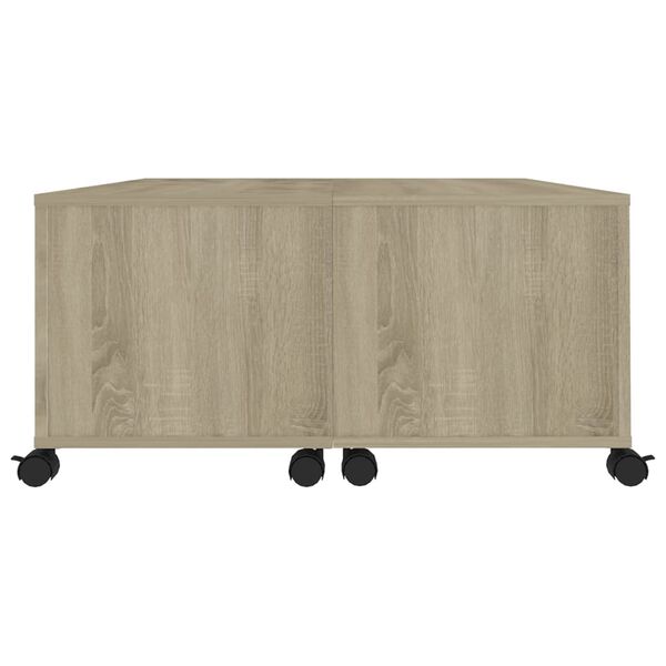 vidaXL Τραπεζάκι Σαλονιού Sonoma Δρυς 75 x 75 x 38 εκ. από Μοριοσανίδα