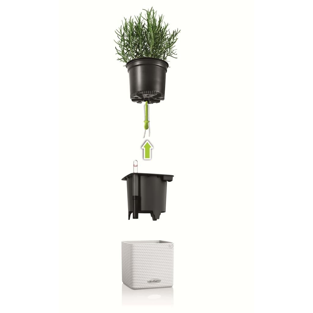 LECHUZA Γλάστρες Green Wall Home Kit 3 τεμ. Λευκό