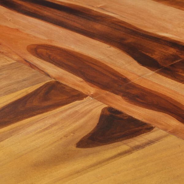 vidaXL Τραπεζαρία Στρογγυλή 175x75 εκ. Ξύλο Ακακίας & Μελί Φινίρισμα