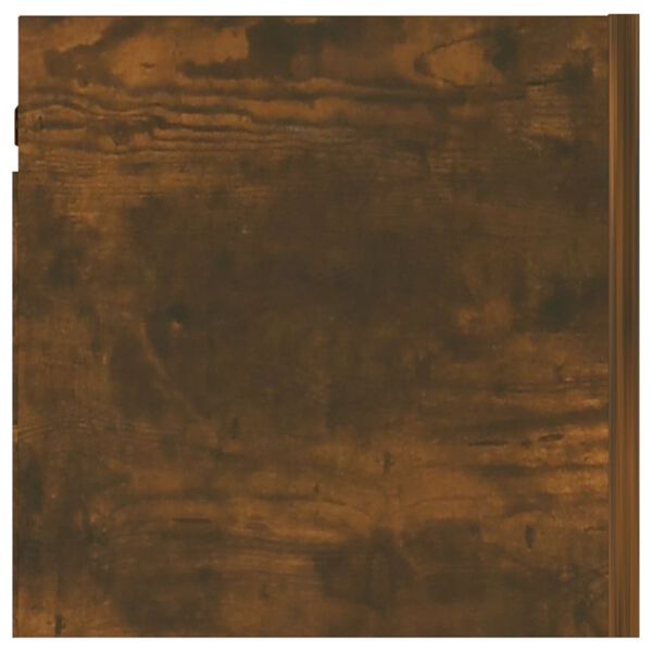 vidaXL Έπιπλα Τηλεόρασης Επιτοίχια 8 τεμ.Καπνιστή δρυς 30,5x30x30 εκ.