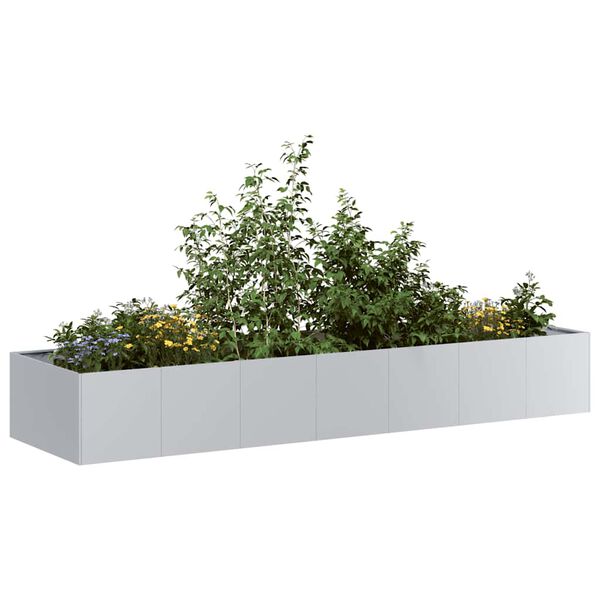 vidaXL Ζαρντινιέρα 280x80x40 εκ. από Γαλβανισμένο Ατσάλι
