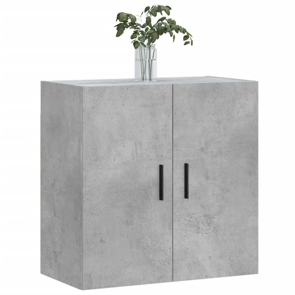 vidaXL Ντουλάπι Τοίχου Γκρι Σκυροδέματος 60x31x60 εκ. Επεξεργ. Ξύλο