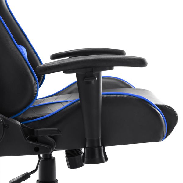vidaXL Καρέκλα Gaming Μαύρο/Μπλε από Συνθετικό Δέρμα