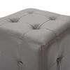 vidaXL Κομοδίνα 2 τεμ. Γκρι 30 x 30 x 30 εκ. από Συνθετικό Δέρμα