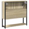 vidaXL Καθρέφτης Μπάνιου Ντουλάπι Sonoma Δρυς 60x16x60 εκ. Επεξ. Ξύλο
