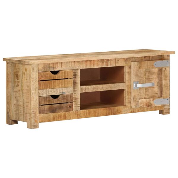 vidaXL Έπιπλο Τηλεόρασης 110 x 30 x 40 εκ. από Ακατέργαστο Ξύλο Μάνγκο