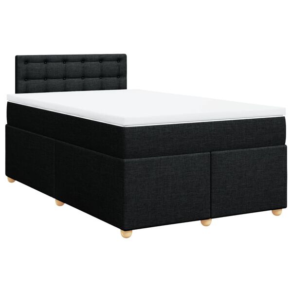 vidaXL &Kappa;&rho;&epsilon;&beta;ά&tau;&iota; Boxspring &mu;&epsilon; &Sigma;&tau;&rho;ώ&mu;&alpha; &Mu;&alpha;ύ&rho;&omicron; 120x200 &epsilon;&kappa;. &Upsilon;&phi;&alpha;&sigma;&mu;ά&tau;&iota;&nu;&omicron;