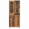 vidaXL Highboard 2 pcs &Pi;&alpha;&lambda;&iota;ό &xi;ύ&lambda;&omicron; &Epsilon;&pi;&epsilon;&xi;&epsilon;&rho;&gamma;&alpha;&sigma;&mu;έ&nu;&omicron; &xi;ύ&lambda;&omicron;