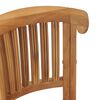 vidaXL Καρέκλα Μπαρ από Μασίφ Ξύλο Teak