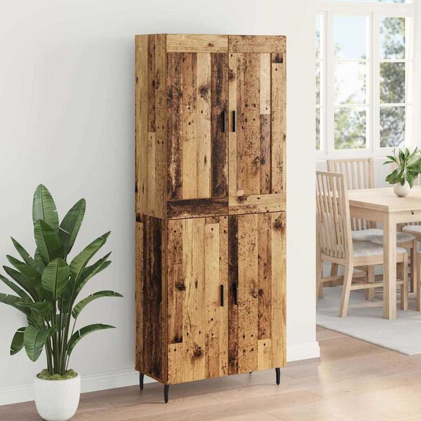 vidaXL Highboard 2 pcs &Pi;&alpha;&lambda;&iota;ό &xi;ύ&lambda;&omicron; &Epsilon;&pi;&epsilon;&xi;&epsilon;&rho;&gamma;&alpha;&sigma;&mu;έ&nu;&omicron; &xi;ύ&lambda;&omicron;