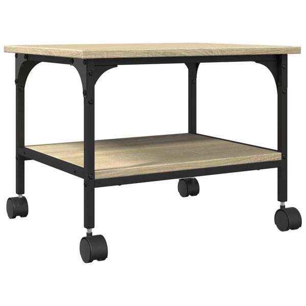 vidaXL Βάση Εκτυπωτή 2 Επιπέδων Sonoma Δρυς 50x40x38 εκ Επεξ. Ξύλο