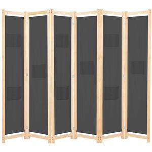 vidaXL &Delta;&iota;&alpha;&chi;&omega;&rho;&iota;&sigma;&tau;&iota;&kappa;ό &Delta;&omega;&mu;&alpha;&tau;ί&omicron;&upsilon; &mu;&epsilon; 6 &Pi;ά&nu;&epsilon;&lambda; &Gamma;&kappa;&rho;&iota; 240x170x4 &epsilon;&kappa;. &Upsilon;&phi;&alpha;&sigma;&mu;ά&tau;&iota;&nu;&omicron;