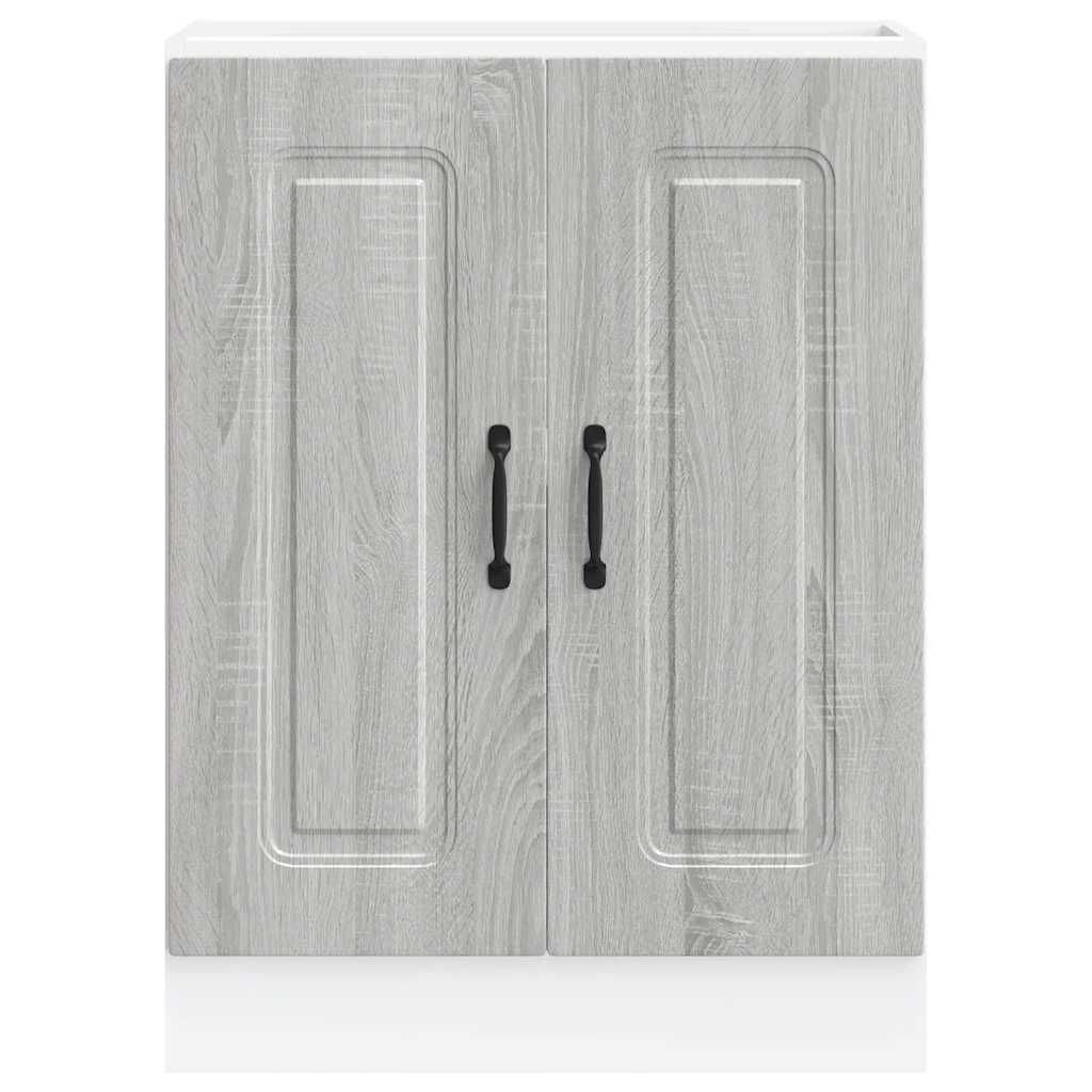 vidaXL Ντουλάπι βάσης νεροχύτη Kalmar Γκρι Sonoma 60x46x81,5 εκ.