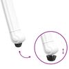 vidaXL Καρέκλα Κήπου 2 pcs Λευκό 55 x 56.5 x 91εκ Αλουμίνιο