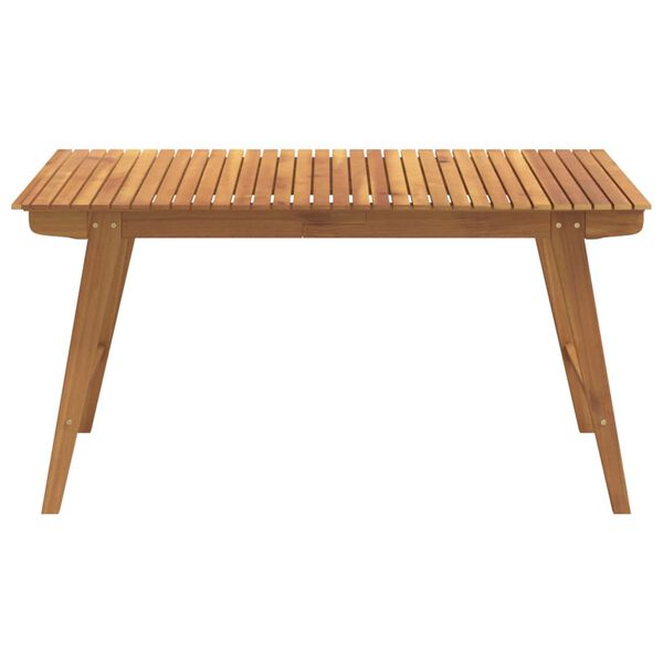 vidaXL Τραπέζι Κήπου 150 x 90 x 75 εκ. από Μασίφ Ξύλο Ακακίας