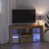 vidaXL &Gamma;&omega;&nu;&iota;&alpha;&kappa;ό&sigmaf; LED &Tau;&eta;&lambda;&epsilon;&omicron;&pi;&tau;&iota;&kappa;ό&sigmaf; &Kappa;ά&mu;&pi;&iota;&nu;&gamma;&kappa; Artisan Oak 100 x 40 x 50 cm