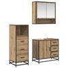 vidaXL &Sigma;&epsilon;&tau; &Epsilon;&pi;ί&pi;&lambda;&omega;&nu; &Mu;&pi;ά&nu;&iota;&omicron;&upsilon; 3 &tau;&mu;&chi;. Artisan Oak 65 x 33 x 60 &epsilon;&kappa;