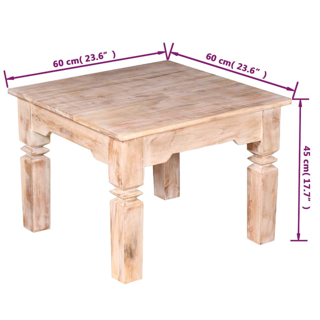 vidaXL Τραπεζάκι Σαλονιού 60 x 60 x 45 εκ. από Ξύλο Ακακίας