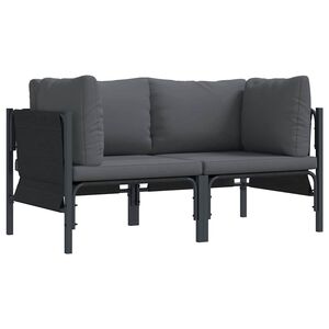 vidaXL &Epsilon;&xi;&omega;&tau;&epsilon;&rho;&iota;&kappa;ά Έ&pi;&iota;&pi;&lambda;&alpha; 2 &Tau;&epsilon;&mu;ά&chi;&iota;&omicron; &Alpha;&nu;&theta;&rho;&alpha;&kappa;ί 80 x 80 x 71 cm &Alpha;&tau;&sigma;ά&lambda;&iota;