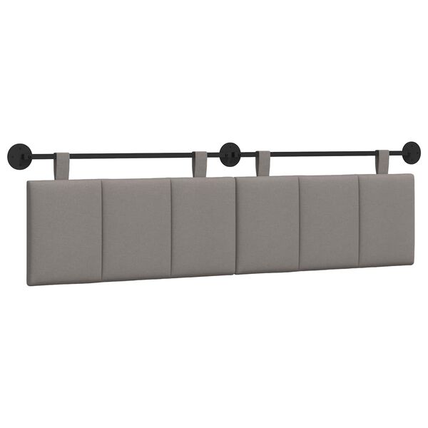 vidaXL &Kappa;&rho;&epsilon;&mu;&alpha;&sigma;&tau;ό &Kappa;&epsilon;&phi;&alpha;&lambda;ά&rho;&iota; &Epsilon;&pi;&iota;&tau;&omicron;ί&chi;&iota;&omicron; &Rho;&iota;&gamma;έ Taupe 170 x 55 x 5 &epsilon;&kappa; ύ&phi;&alpha;&sigma;&mu;&alpha;