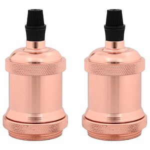 vidaXL &Lambda;&alpha;&mu;&pi;&tau;ή&rho;&epsilon;&sigmaf; 2 &tau;&epsilon;&mu;ά&chi;&iota;&alpha; Rose Gold E27